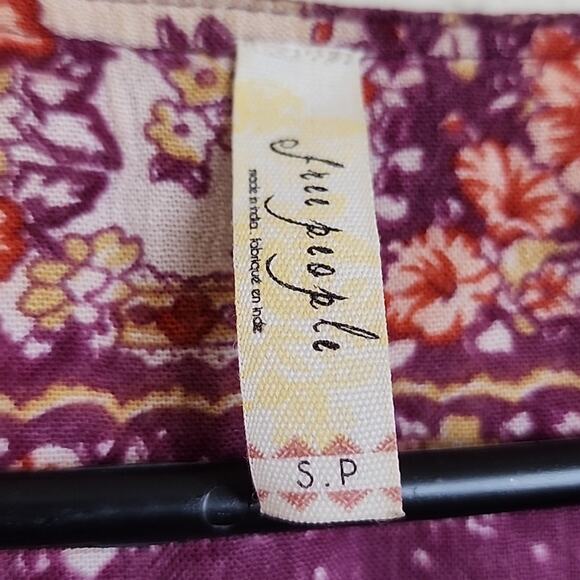 Free People Bridgette Small Long Sleeve Boho Dress - Picture 5 of 11